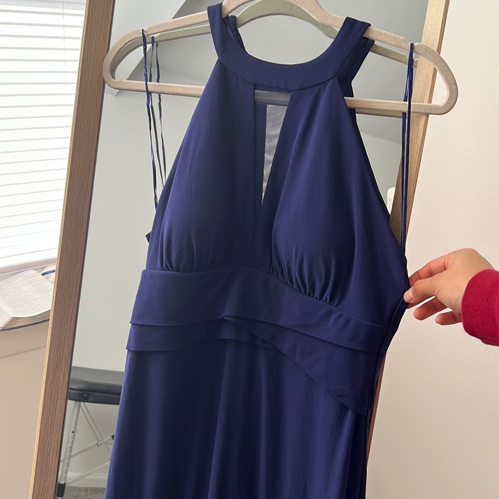 Neck Gown - Dark Blue/Navy - Size 10